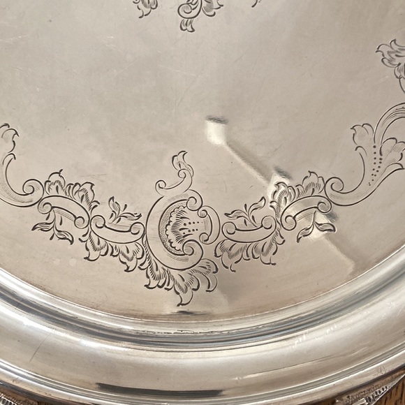 Antique Silver Plated Tray - Picture 4 of 14